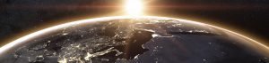 Pianeta terra vista dallo spazio