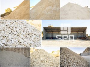 vari tipi di terra e prodotti di spa costruzioni rosolini